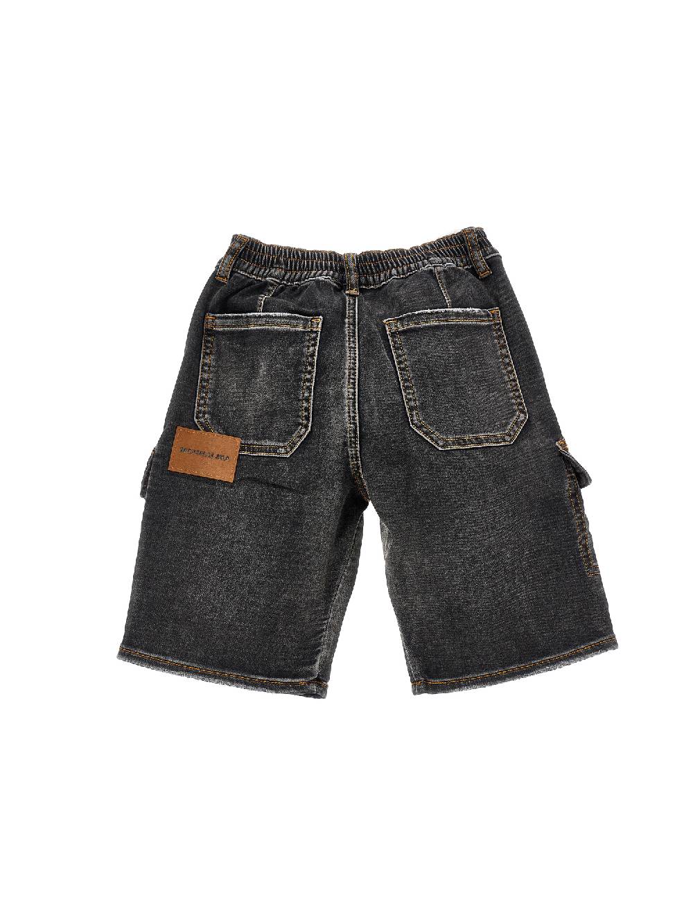 Monnalisa Bermuda cargo denim Mickey Mouse 2025
