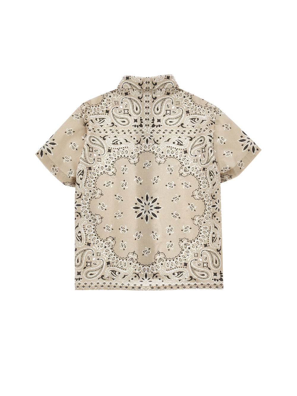 Monnalisa Camicia popeline paisley Prezzo Ridotto
