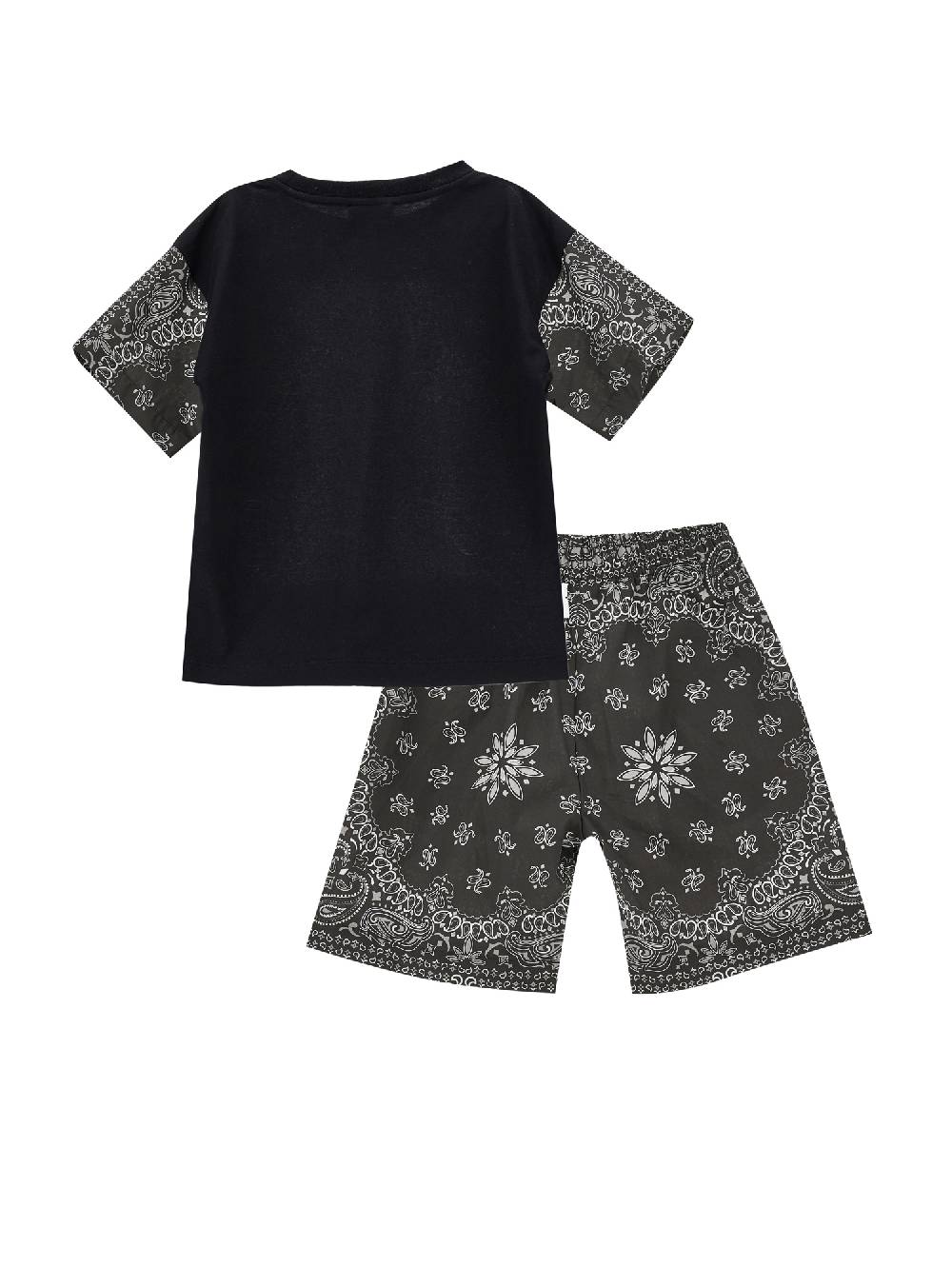 Monnalisa Completo popeline due pezzi paisley Sottocosto