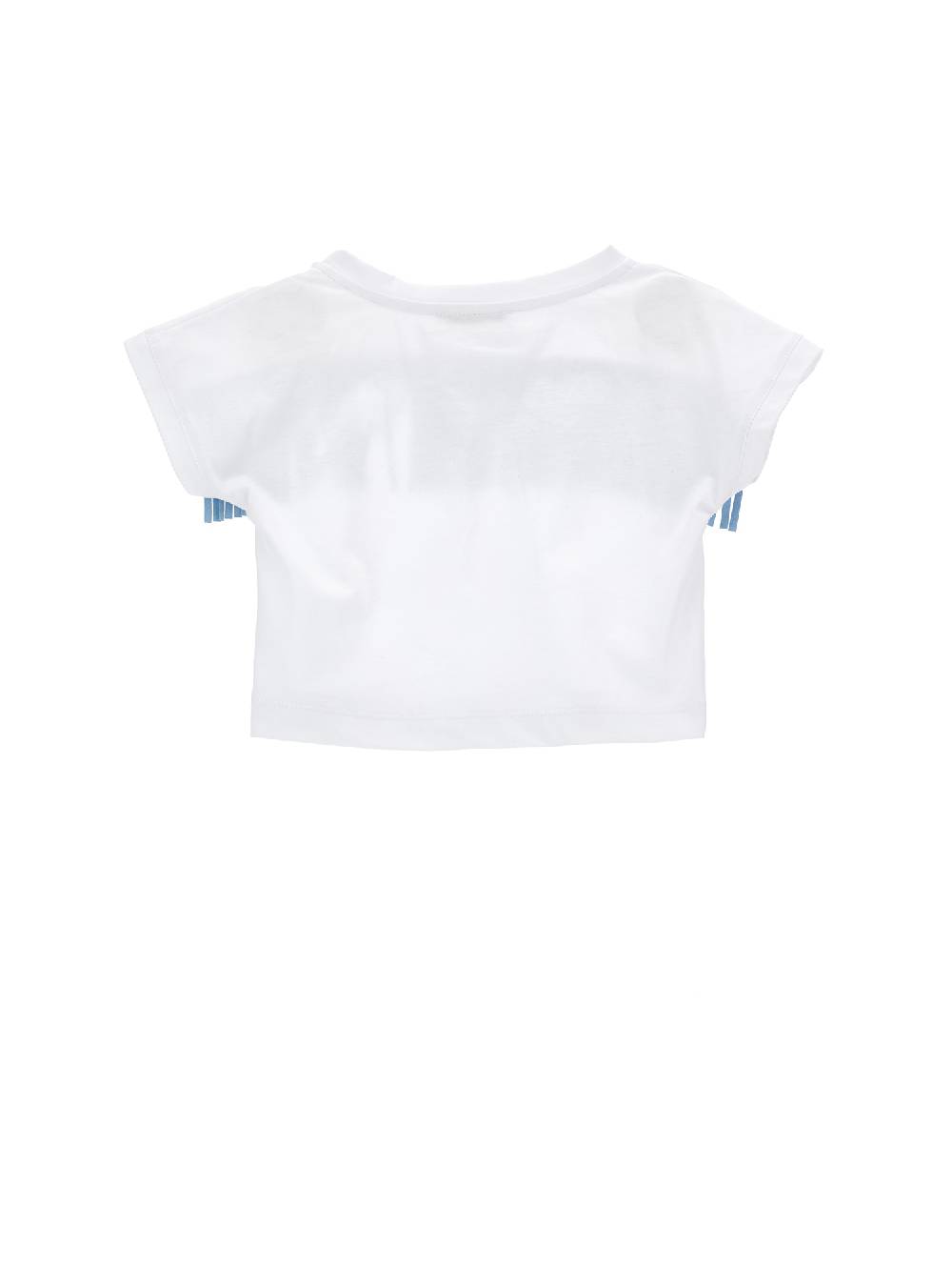 Monnalisa T-shirt cotone organico con frange Offerta