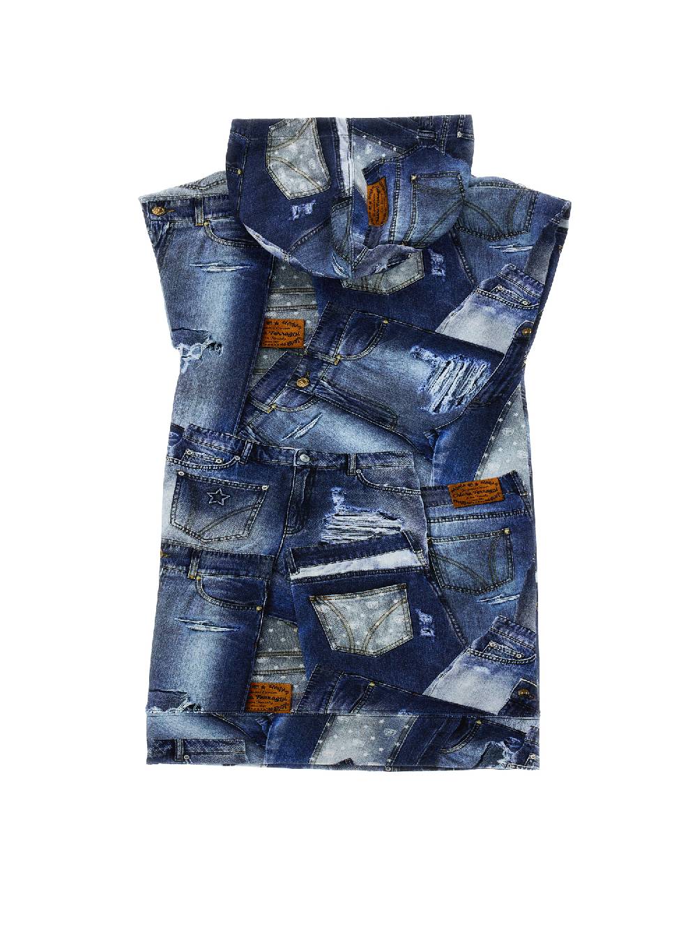Monnalisa Abito CFDenimprint Moda