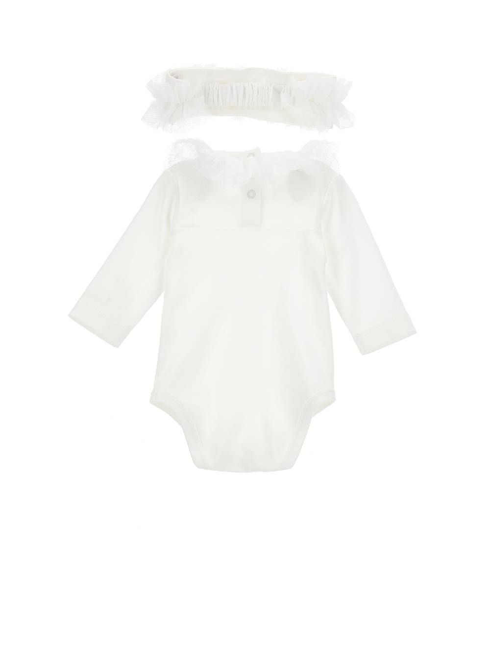 Monnalisa Completo cotone e tulle tre pezzi Convenienza