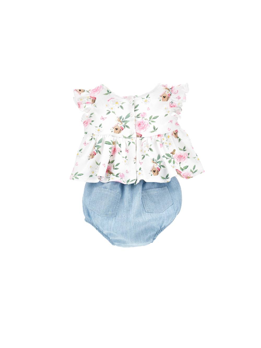 Monnalisa Completo cotone due pezzi Offerta