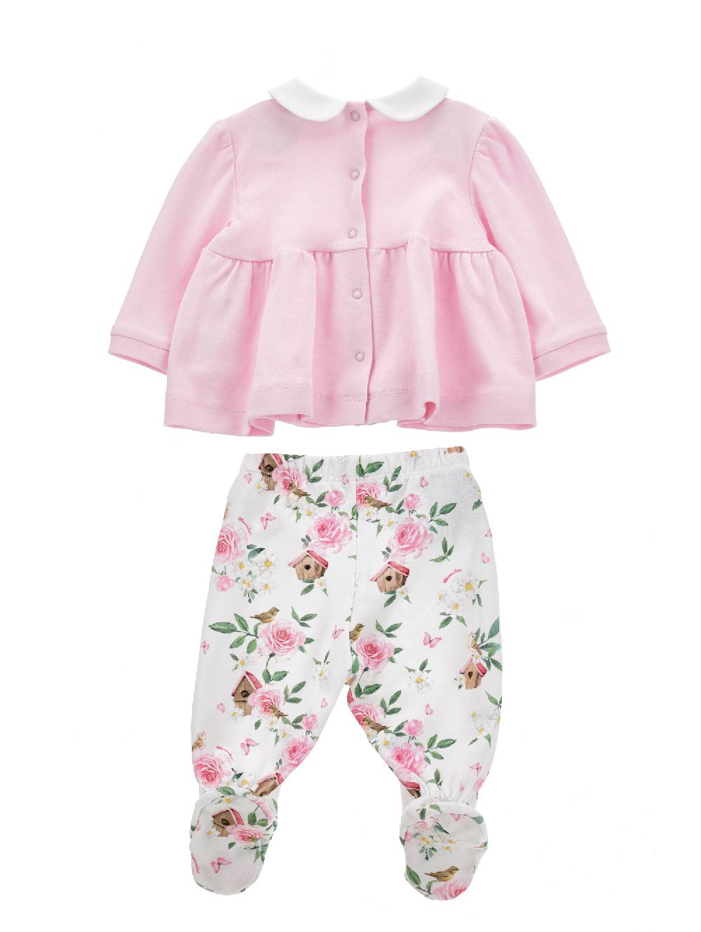 Monnalisa Completo cotone due pezzi Outlet