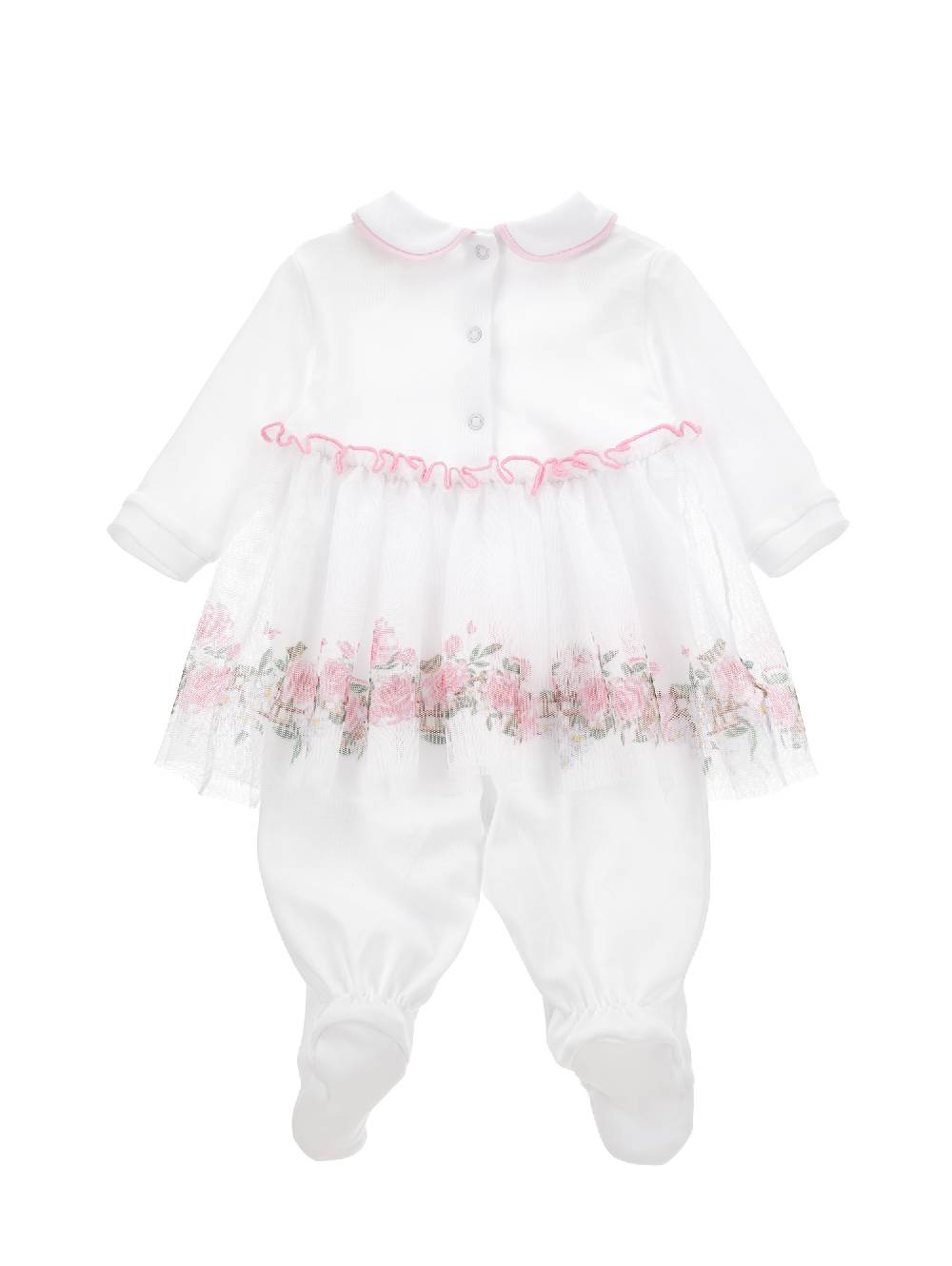 Monnalisa Tutina cotone tutù floreale Saldi