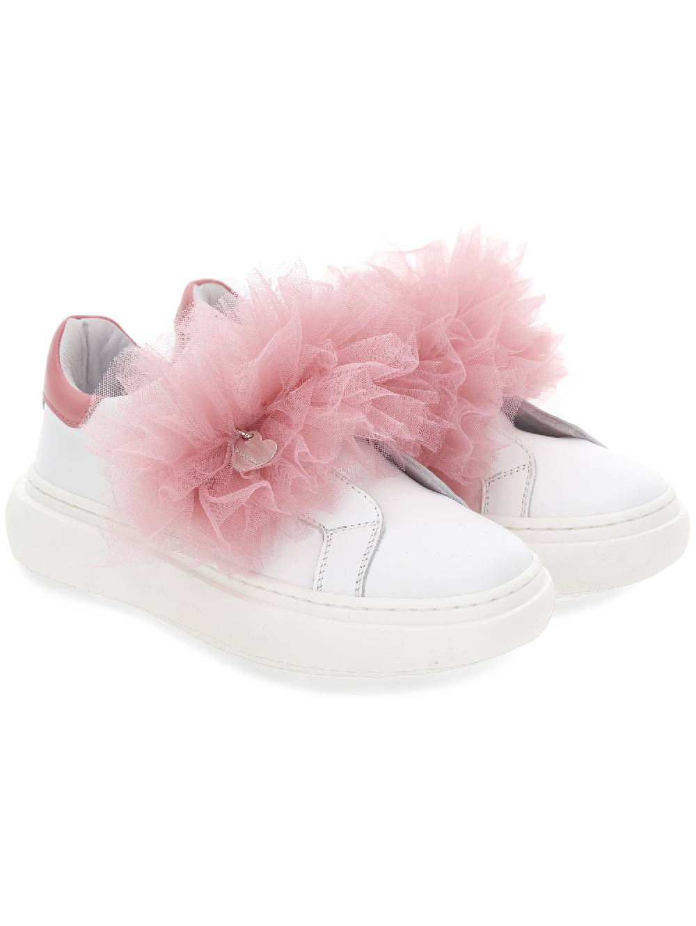 Monnalisa Sneakers nappa e tulle 2025