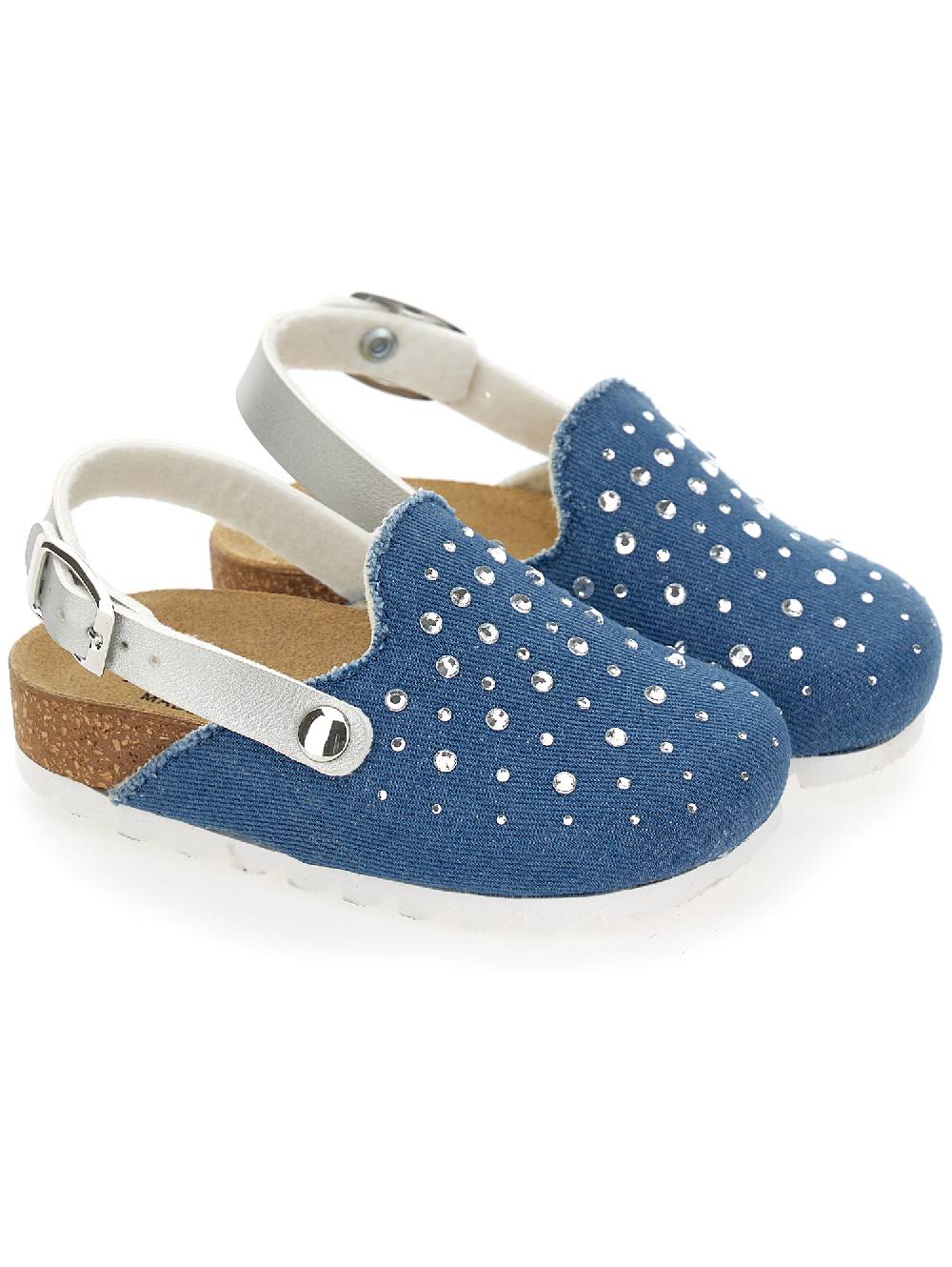 Monnalisa Sabot jeans con strass Qualità