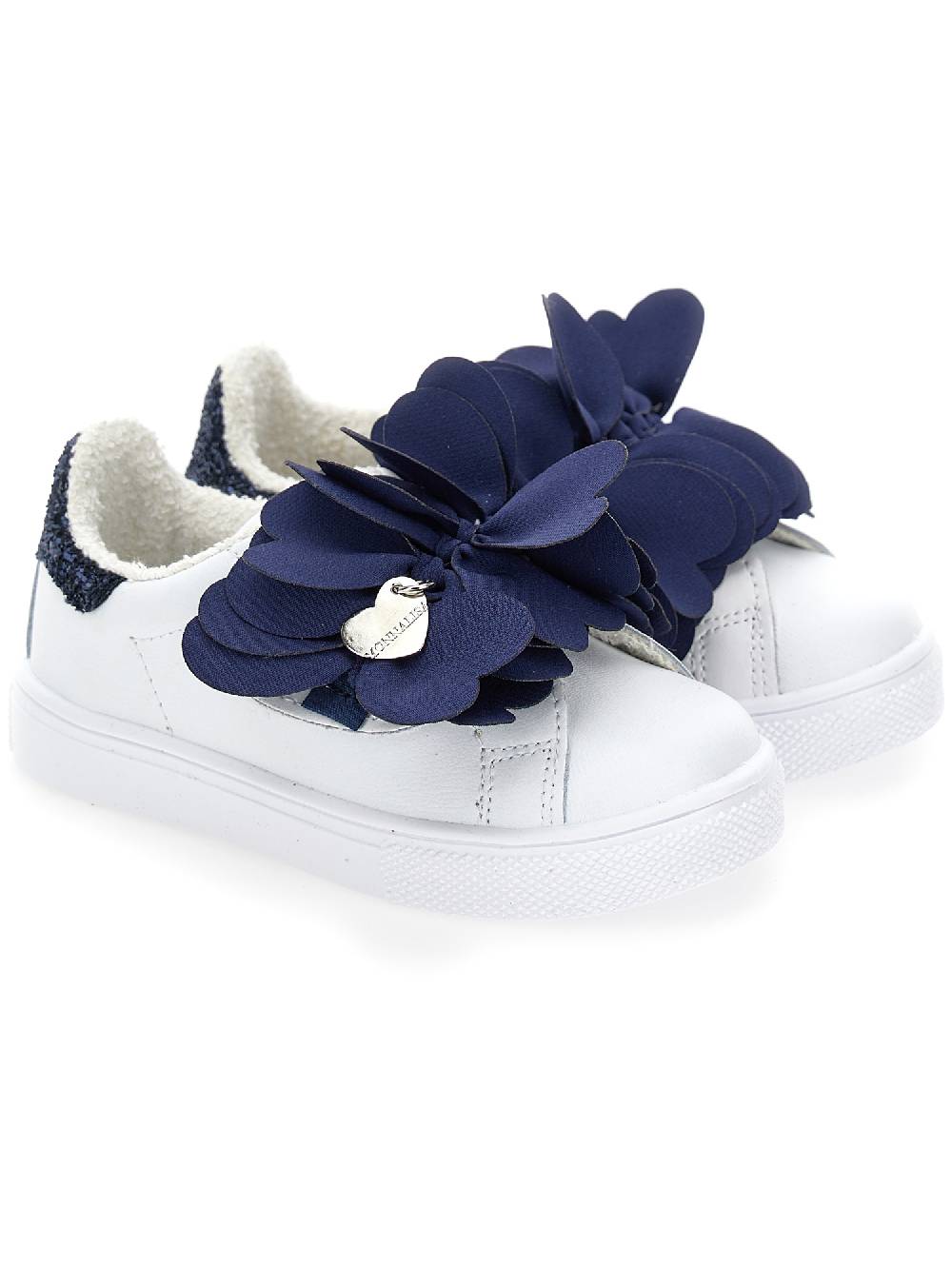 Monnalisa Sneakers con petali in tessuto Acquista Ora