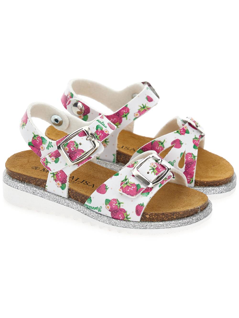 Monnalisa Sandaletti glitter fragoline Fino Al -60%