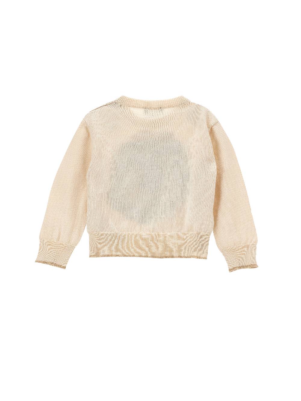 Monnalisa Pull cotone intarsio leone Outlet