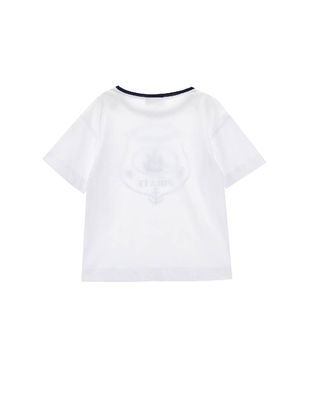 Monnalisa T-shirt jersey stampa stemma Vendita Economica
