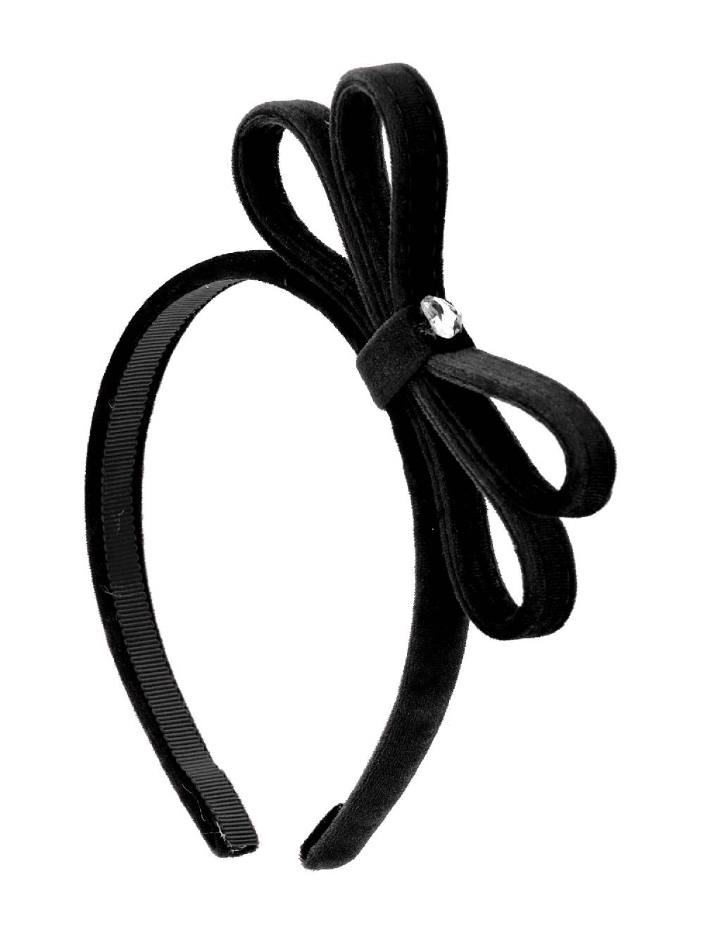 Monnalisa Cerchietto velluto con fiocco Outlet