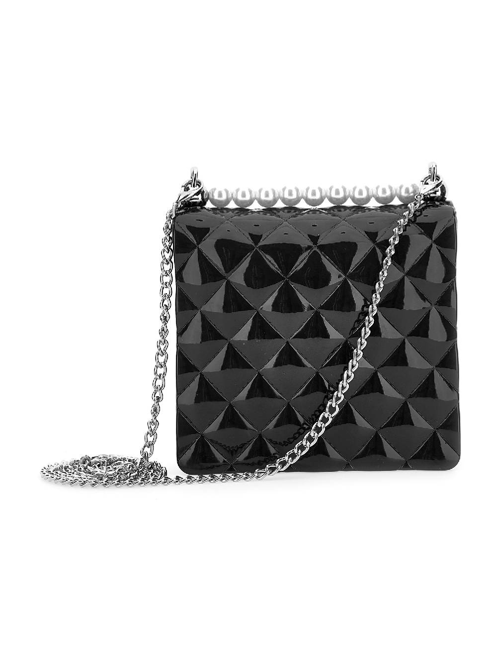 Monnalisa Borsa PVC con perle Saldi