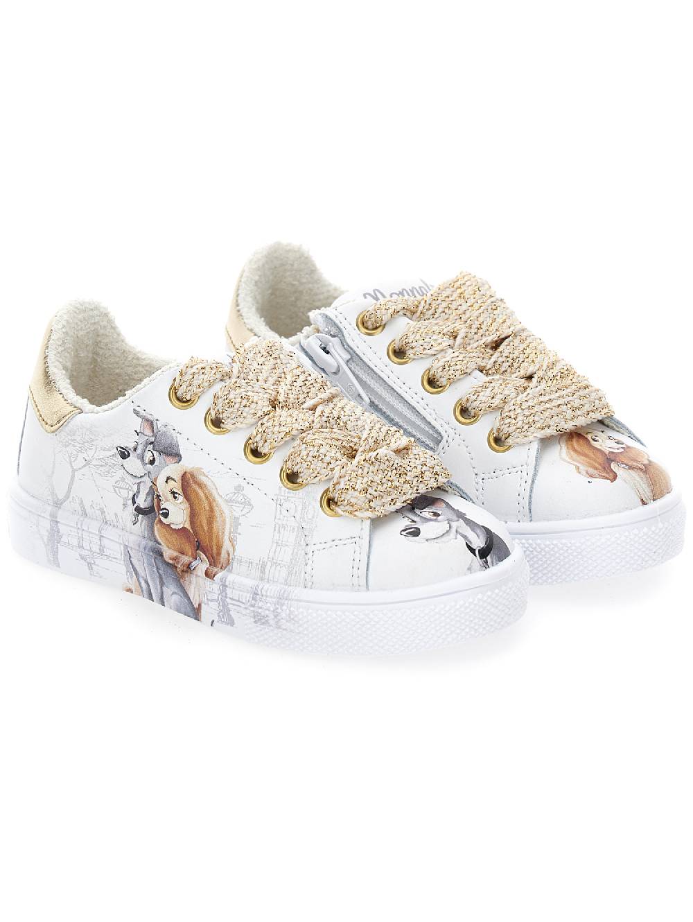 Monnalisa Scarpe modello tennis Lilli e il Vagabondo Presa
