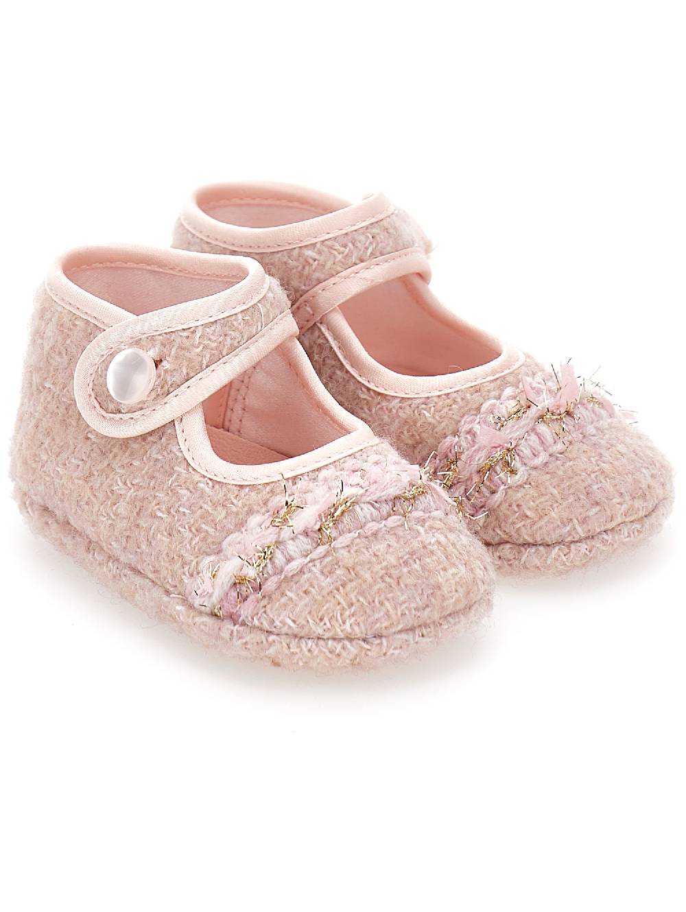 Monnalisa Ballerine tessuto bouclé Negozio