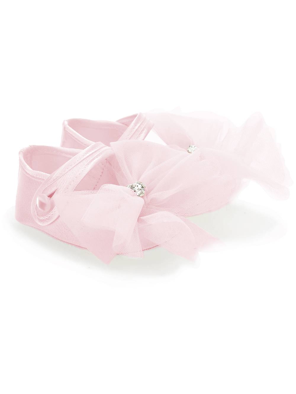Monnalisa Ballerine raso con maxifiocco In Saldo