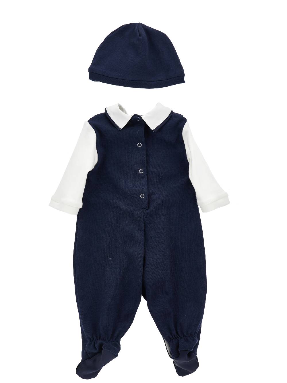 Monnalisa Completo tutina elegante con cuffietta e papillon In Vendita