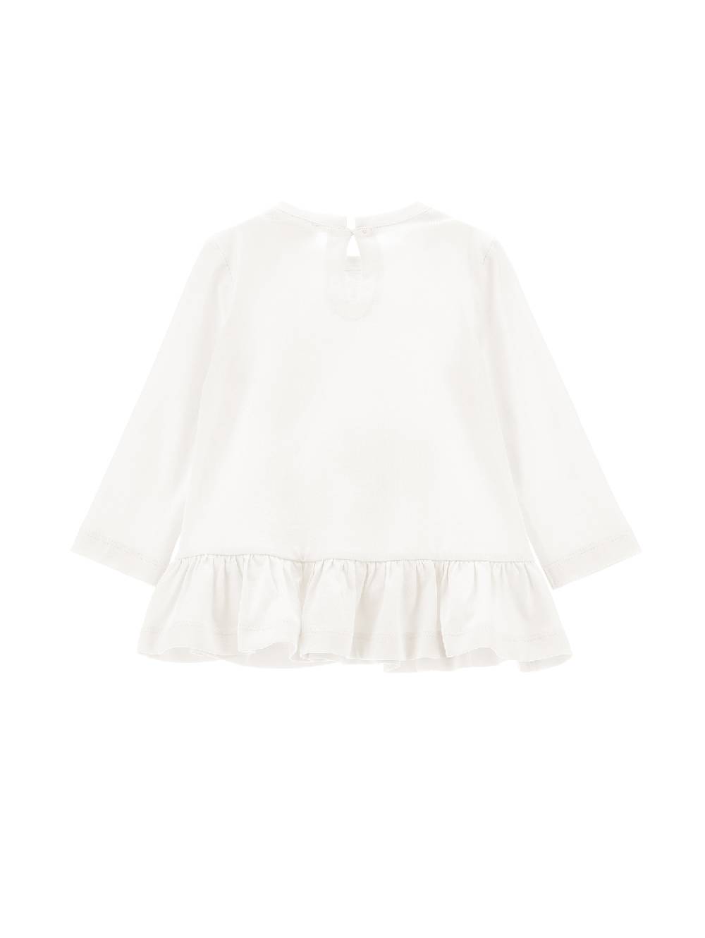 Monnalisa T-shirt lunga cotone con Dumbo e strass In Saldo