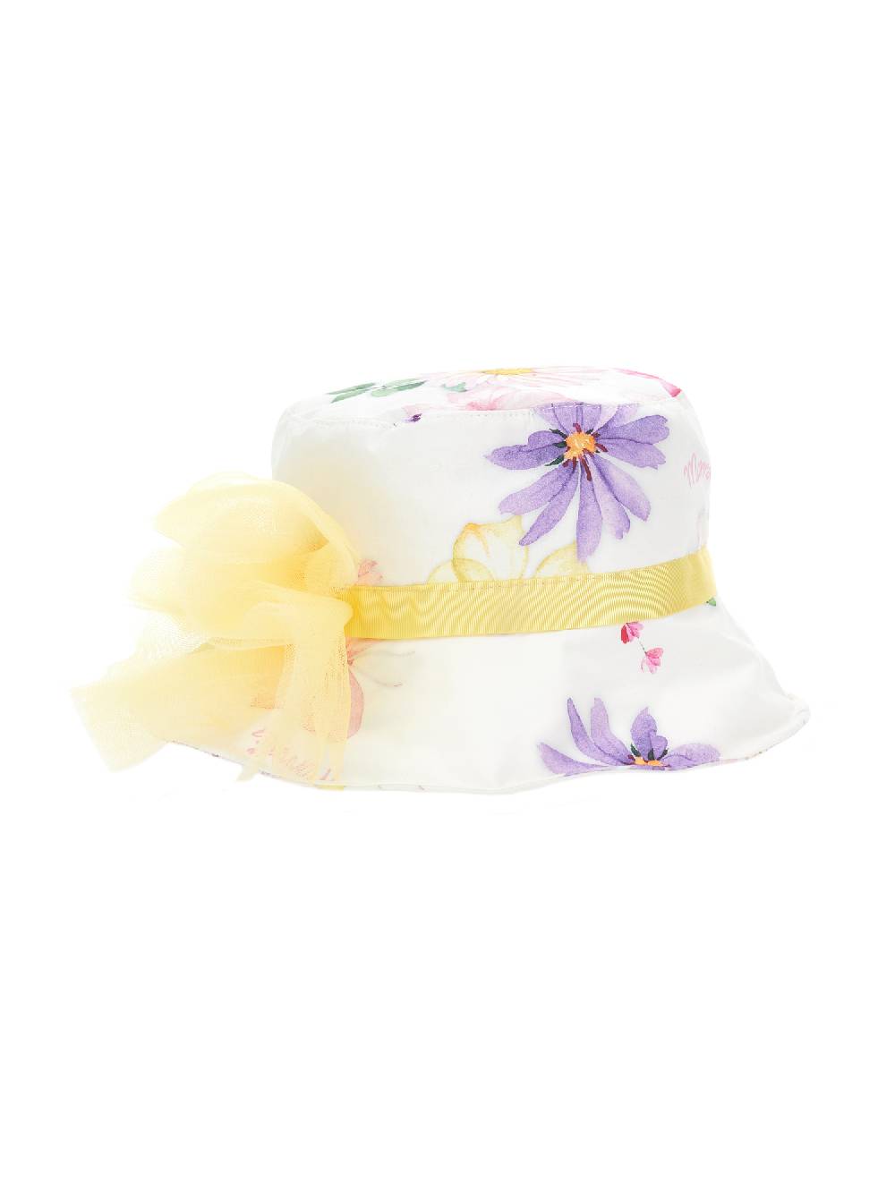 Monnalisa Cappello popeline stampa floreale Outlet