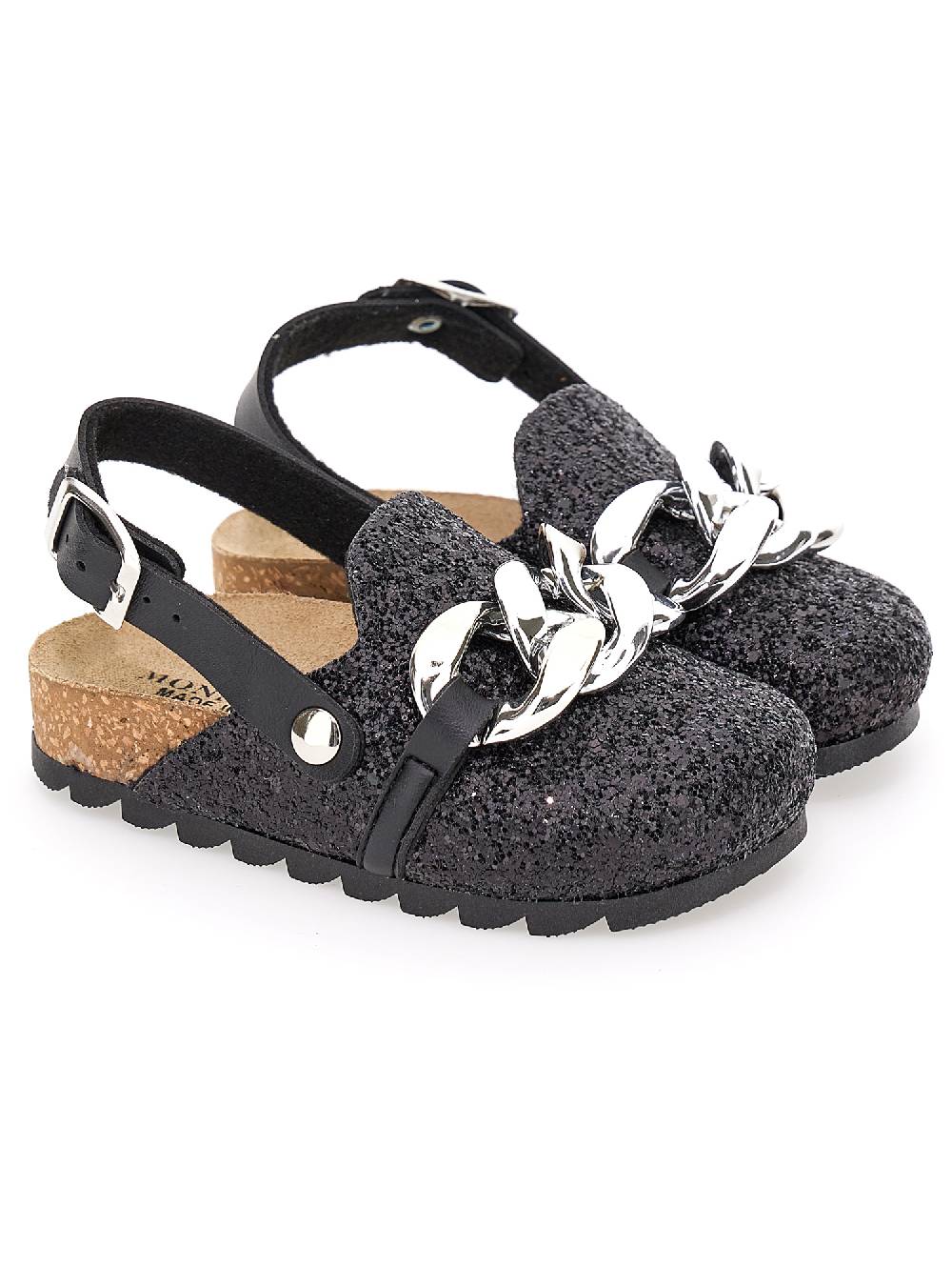 Monnalisa Sandali glitter con catena Fino Al -60%