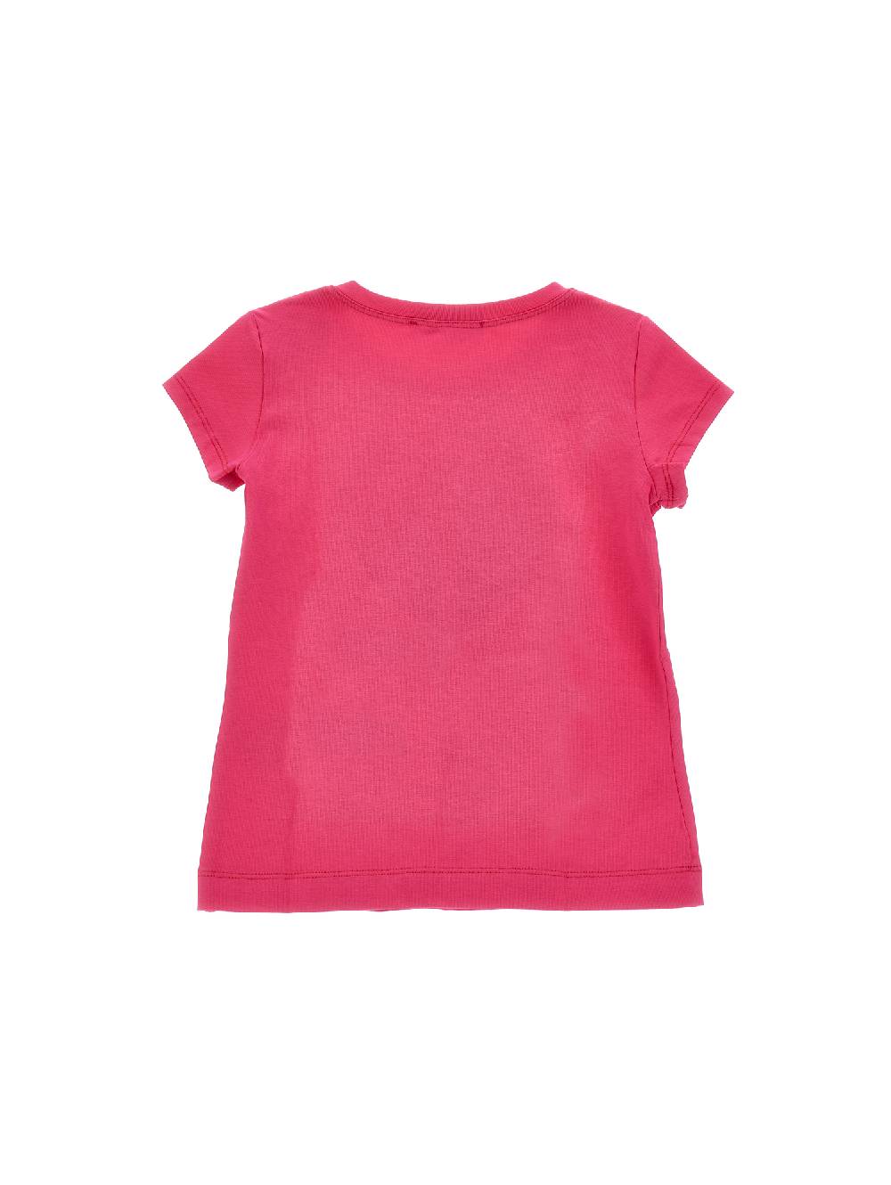 Monnalisa T-shirt jersey cuore paillettes Nuova