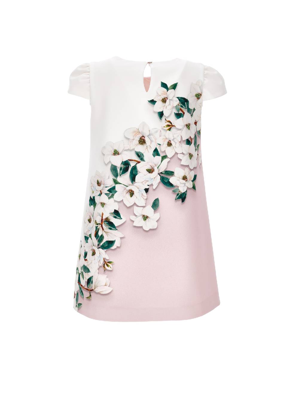 Monnalisa Abito crêpe magnolie Fino Al -60%