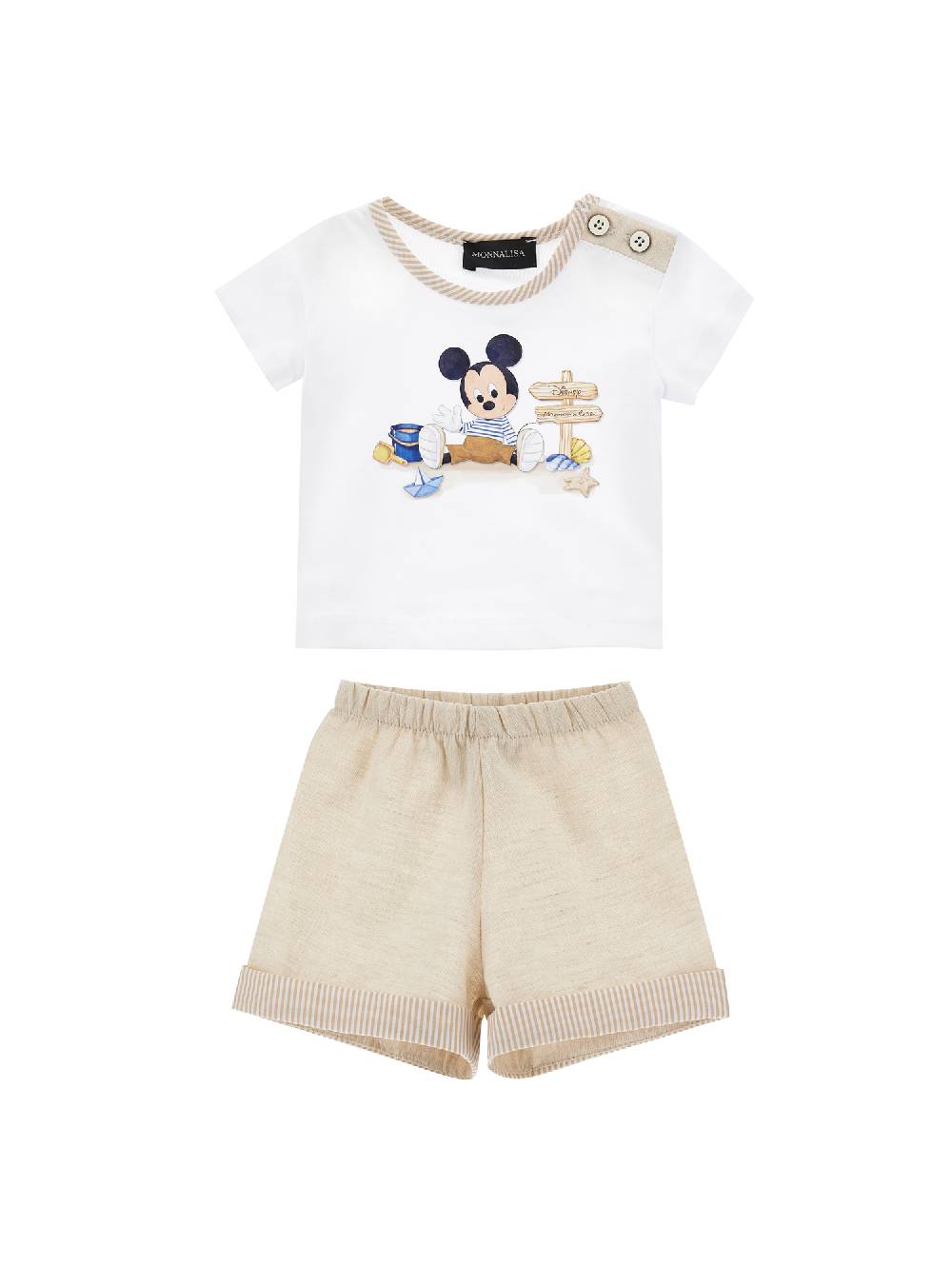 Monnalisa T shirt e bermuda Mickey, set neonato Negozi Online