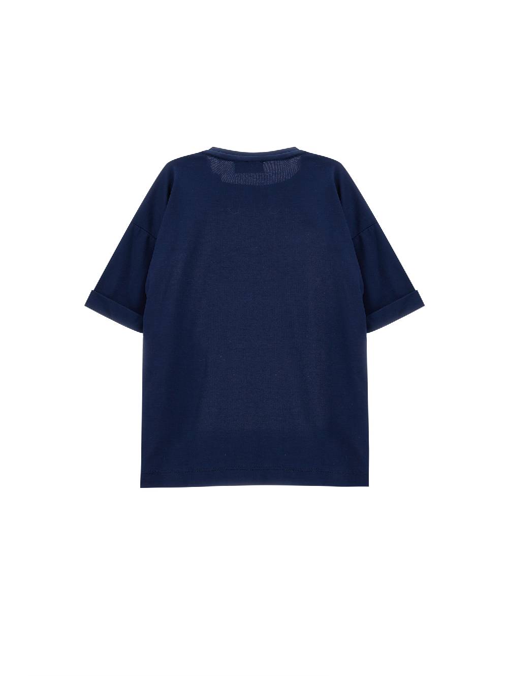 Monnalisa T-shirt cotone tinta unita Prezzo di fabbrica