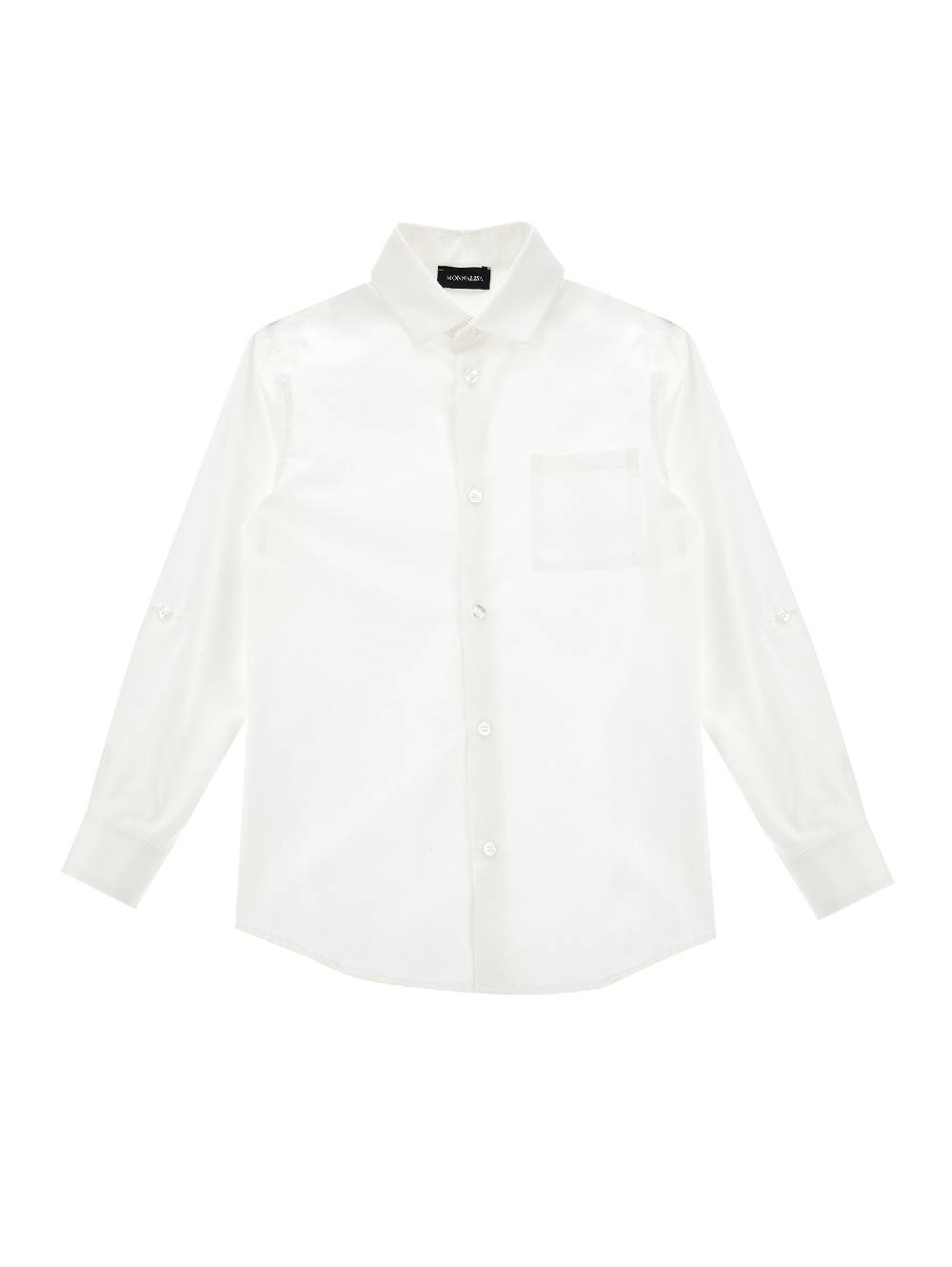 Monnalisa Camicia popeline con taschino Comprare a buon mercato