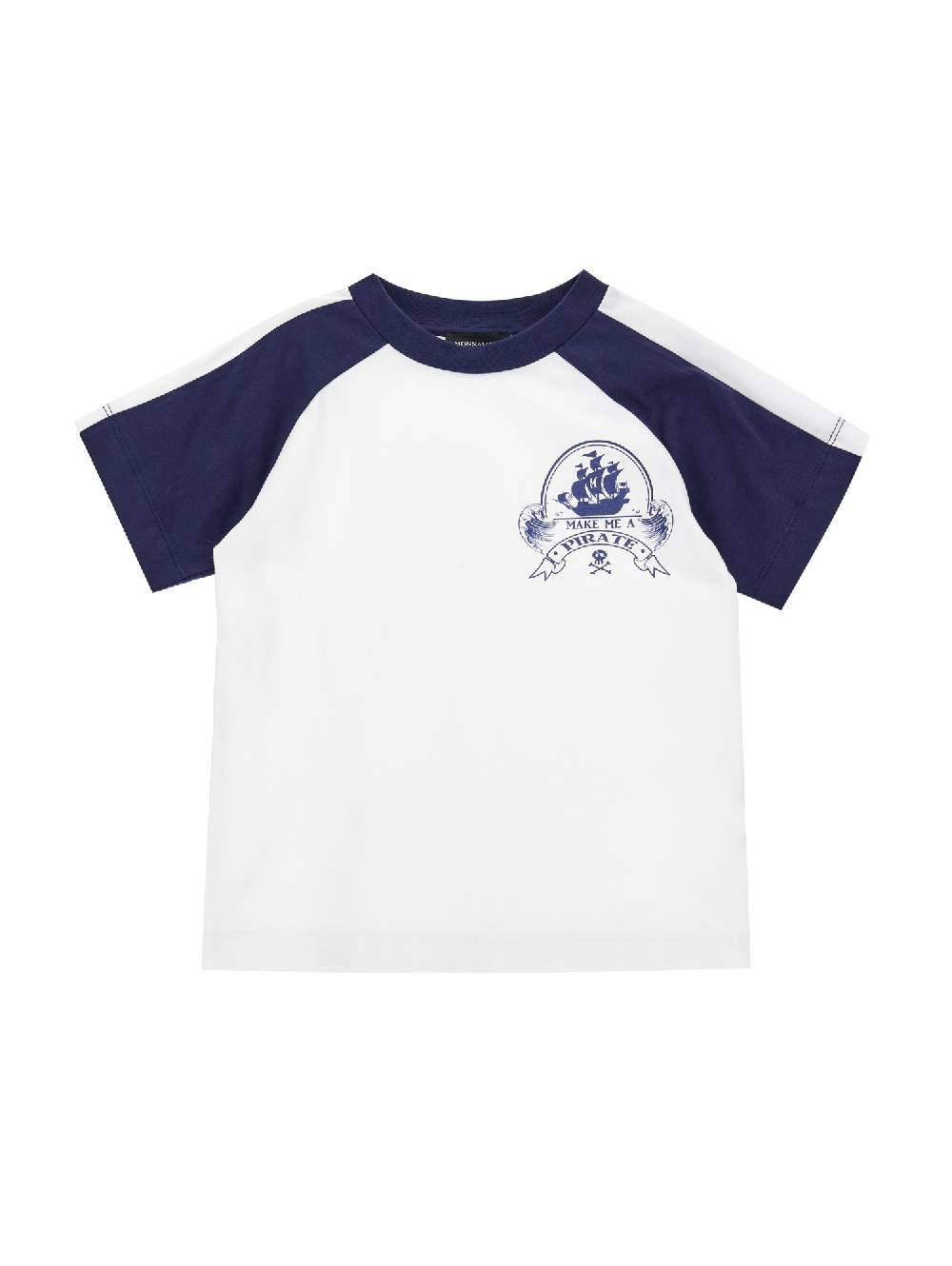 Monnalisa T-shirt jersey bicolor
