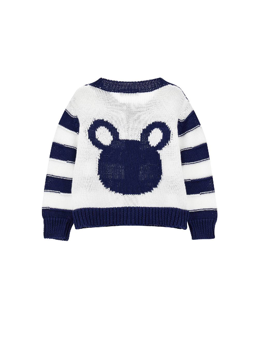 Monnalisa Cardigan cotone righe Only for today