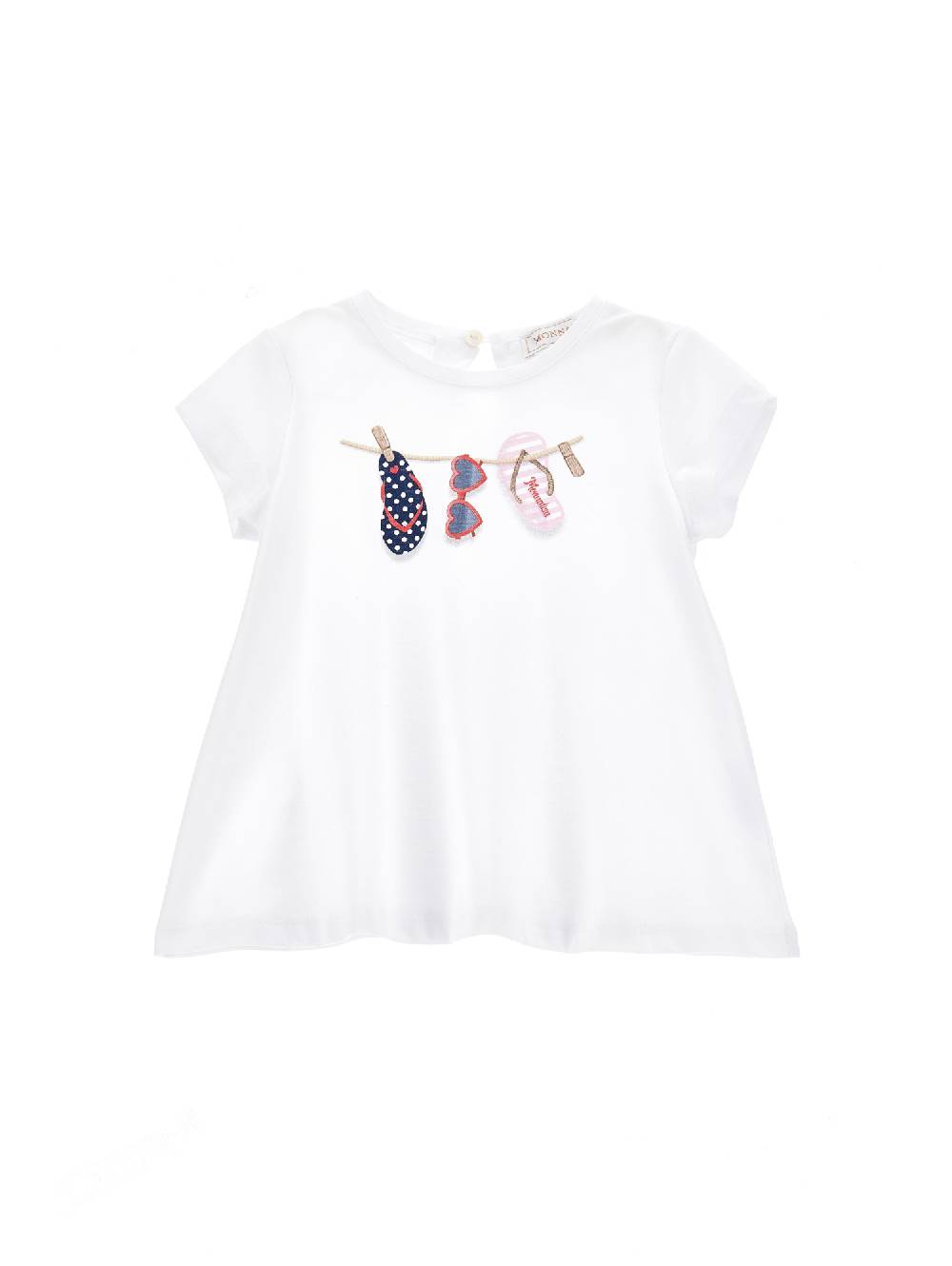 Monnalisa Maxi t-shirt stampa accessori