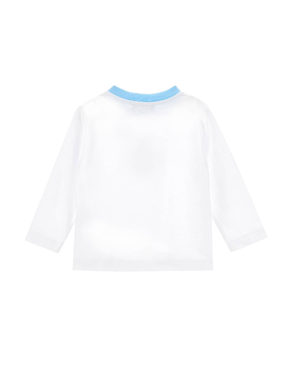 Monnalisa T-shirt jersey stampa earth maniche lunghe Saldi Di Fabbrica