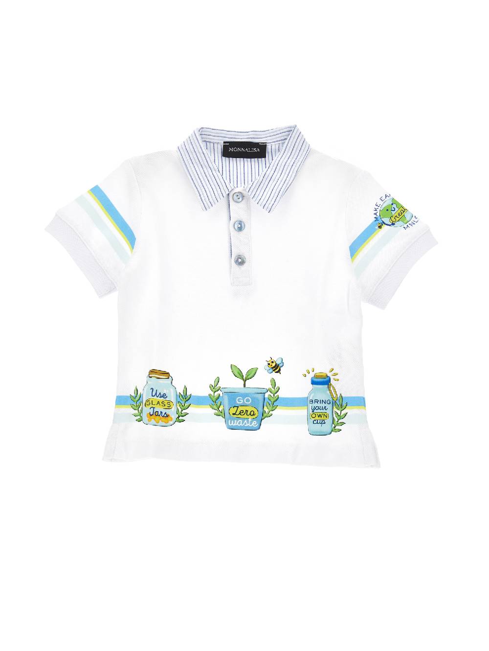 Monnalisa Polo piquet con spacchetti Nuova