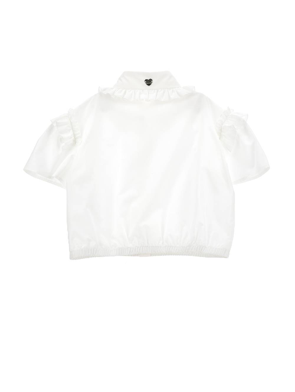 Monnalisa Camicia cotone con arricciatura Liquidazione