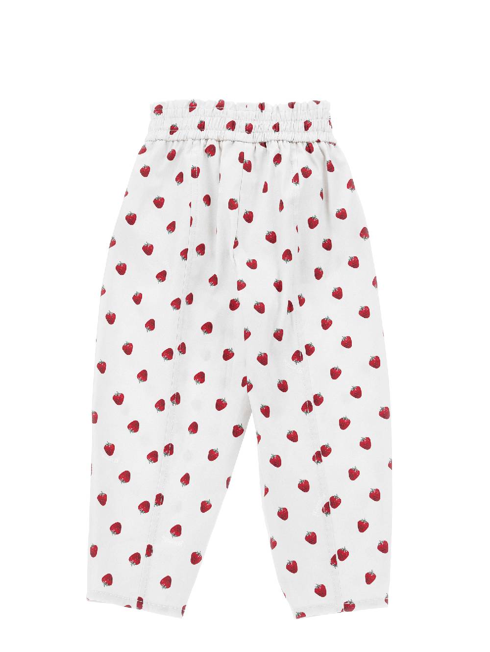 Monnalisa Pantaloni gabardine stampa fragole Grande vendita