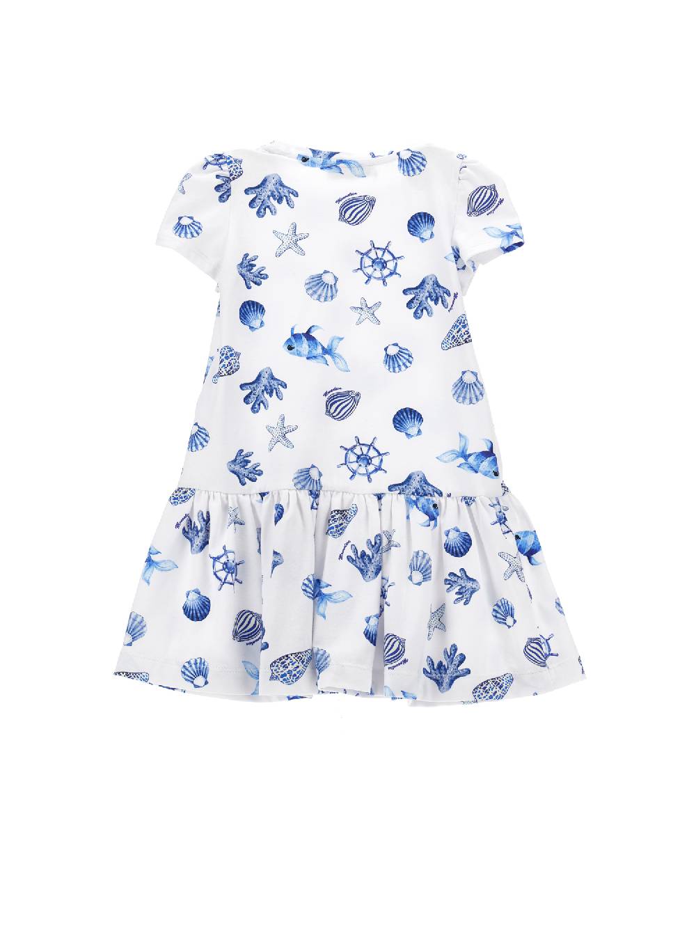Monnalisa Abito jersey stampa marine Prezzo basso