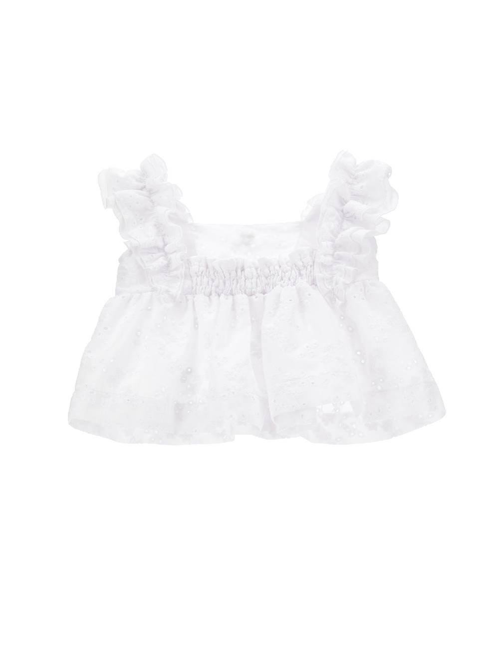 Monnalisa Top mussola ricamo sangallo Super Saving Price