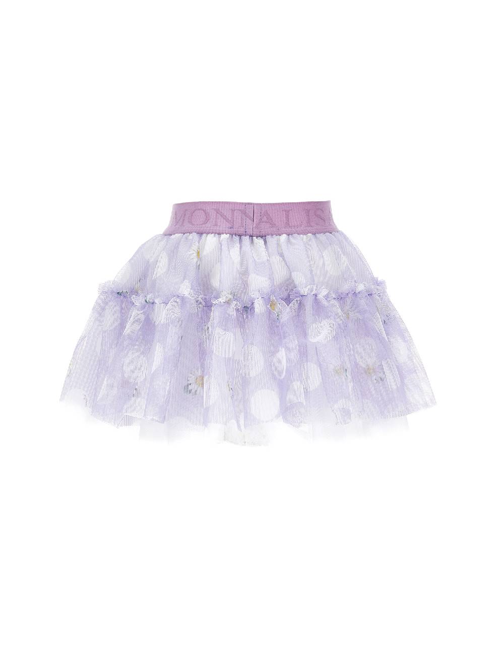 Monnalisa Gonna tulle pois e margherite Esporta salva