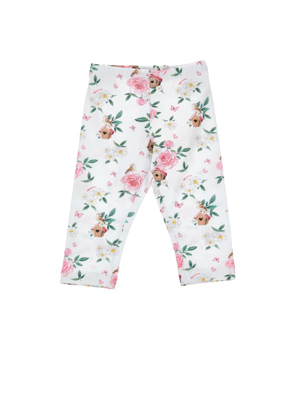 Monnalisa Leggings cotone stampa floreale Consegna Veloce