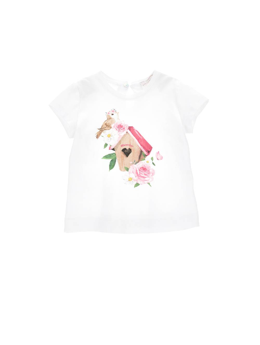 Monnalisa T-shirt stampa uccellini