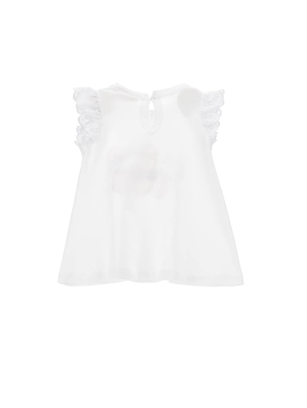 Monnalisa T-shirt jersey e ricamo sangallo Negozio