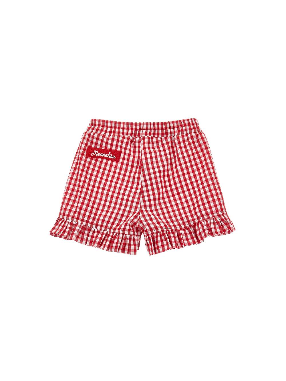 Monnalisa Shorts vichy galette Negozio online di fabbrica