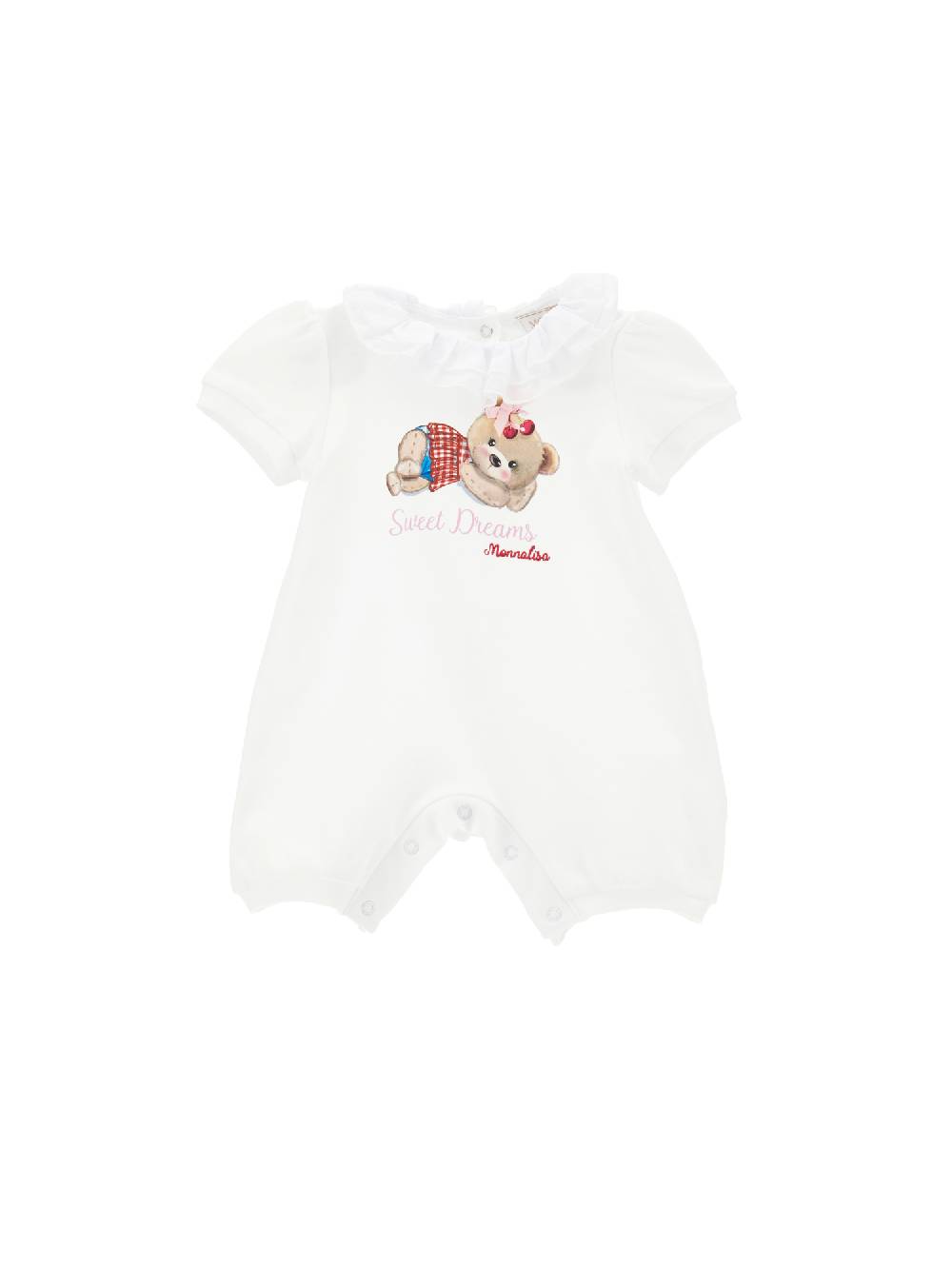 Monnalisa Pagliaccetto cotone teddy bear Flash Sale