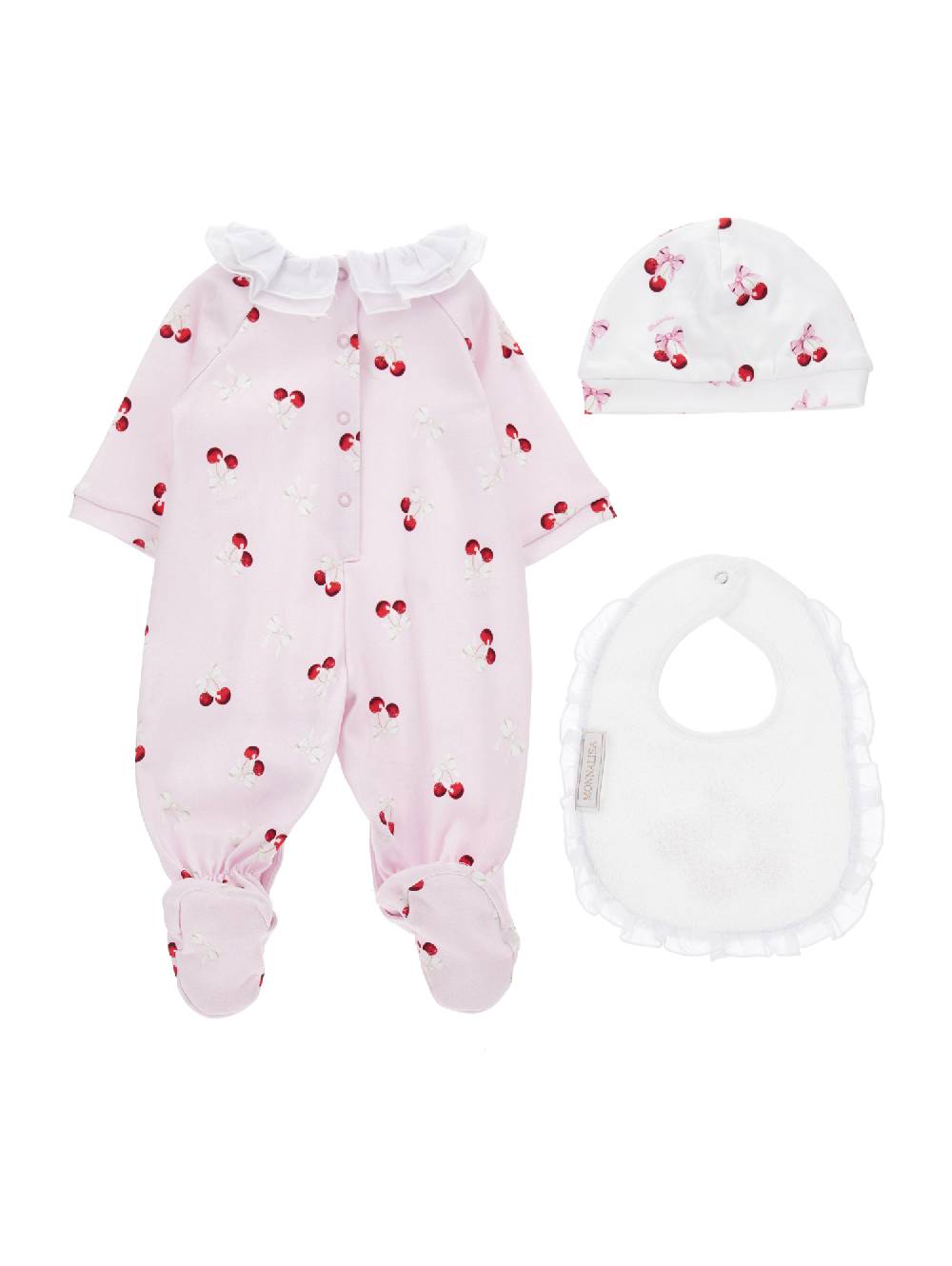 Monnalisa Completo tre pezzi con ciliegine Offerta esclusiva