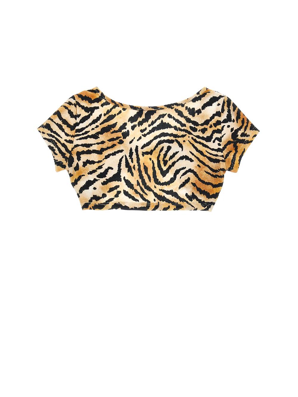 Monnalisa Top cropped tigrato Offerta natalizia
