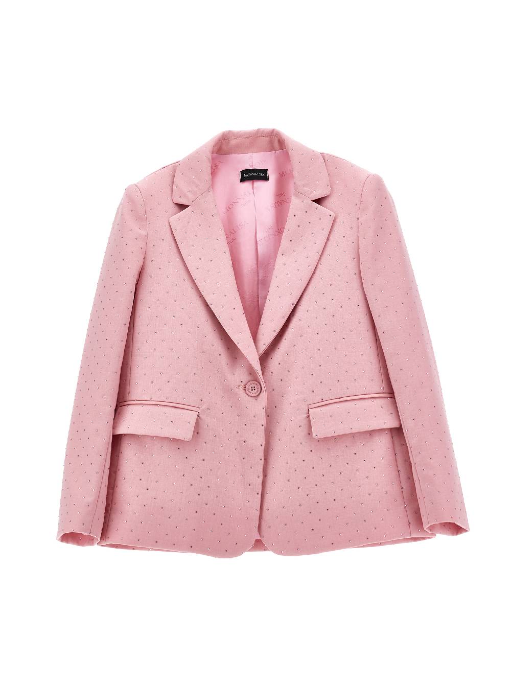 Monnalisa Blazer viscosa con strass