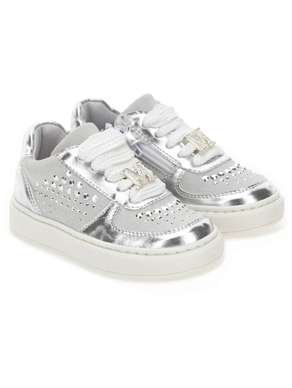Monnalisa Sneakers lamina e strass Only for today