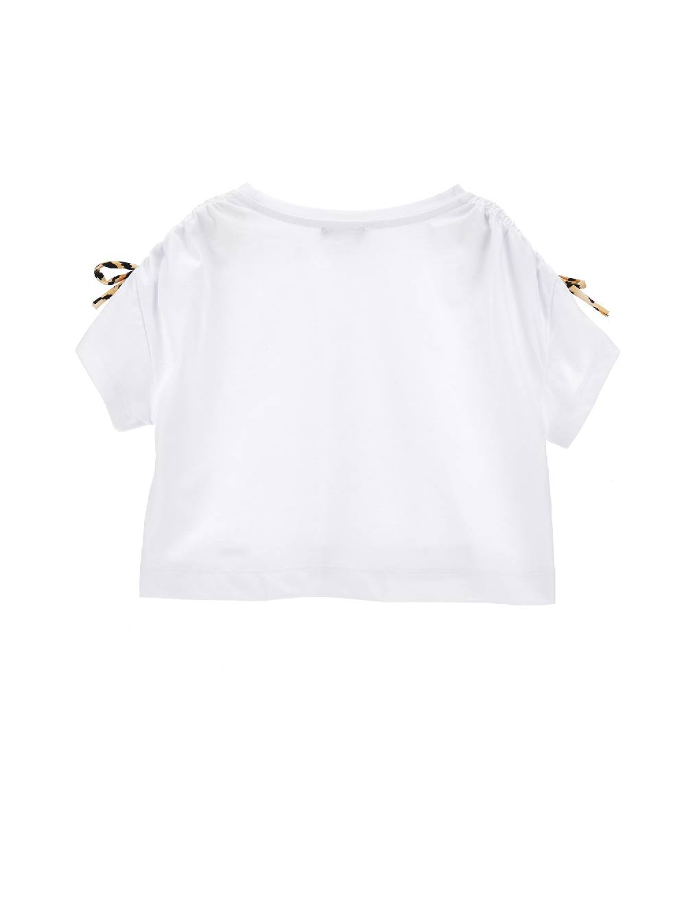 Monnalisa T-shirt cotone organico cropped Italia