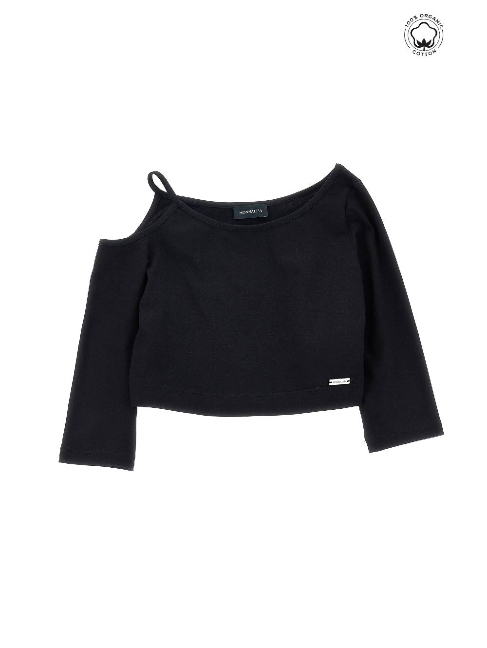 Monnalisa T-shirt cotone organico con spallina